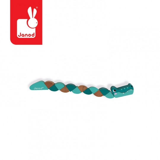 Janod 04018 Csuklós kígyó és krokodil