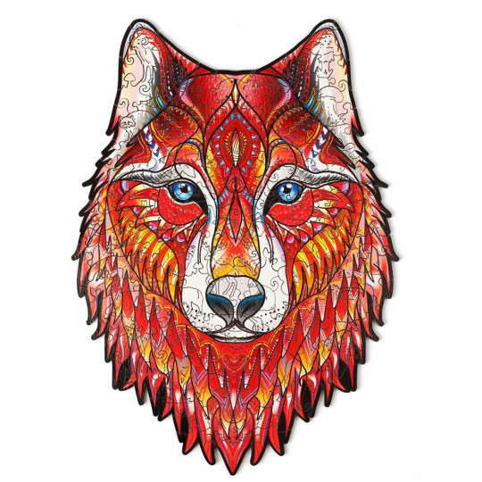 Vörös Vadkutya fa puzzle