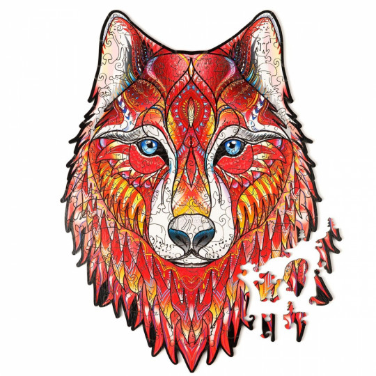 Vörös Vadkutya fa puzzle