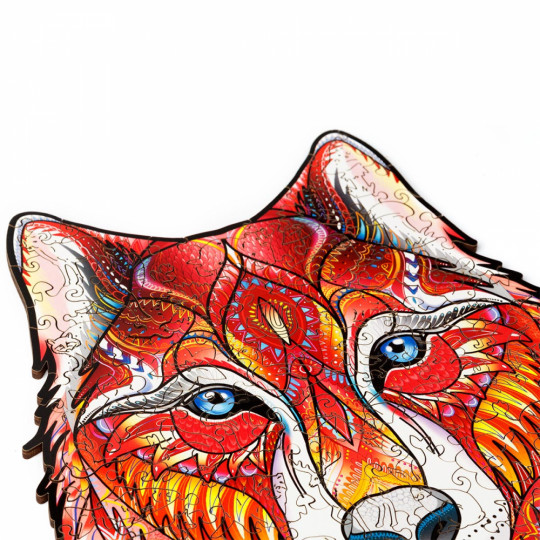 Vörös Vadkutya fa puzzle