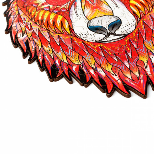 Vörös Vadkutya fa puzzle