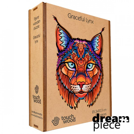 Fenséges hiúz fa puzzle