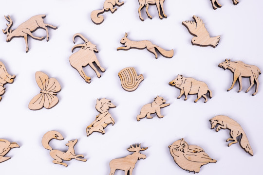 Fenséges hiúz fa puzzle