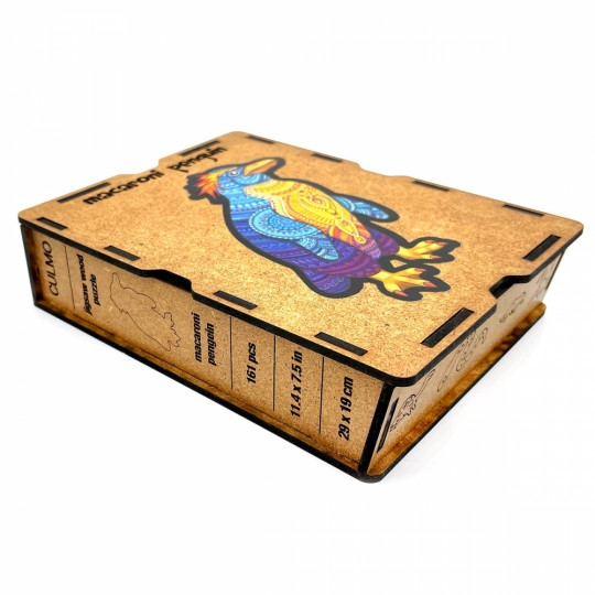 Bóbitás pingvin fa puzzle