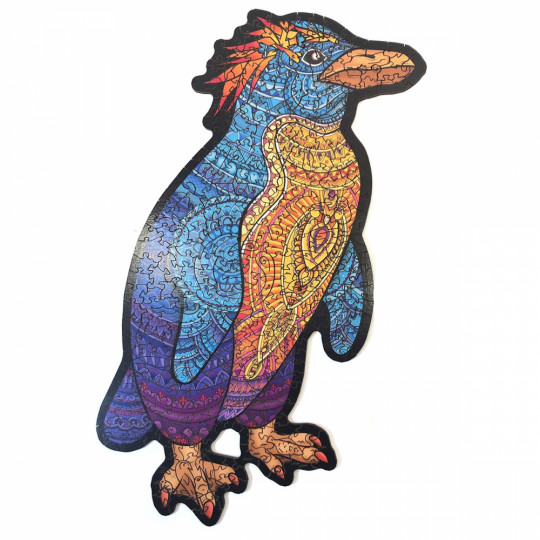 Bóbitás pingvin fa puzzle