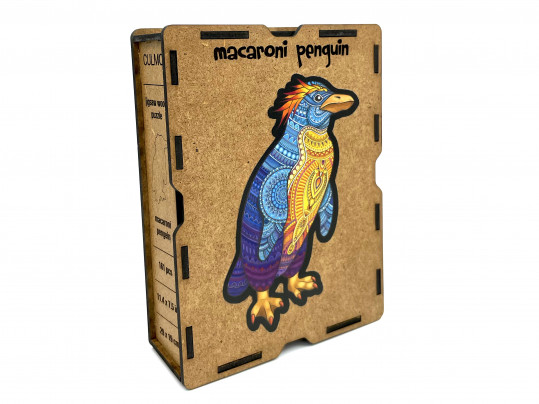 Bóbitás pingvin fa puzzle