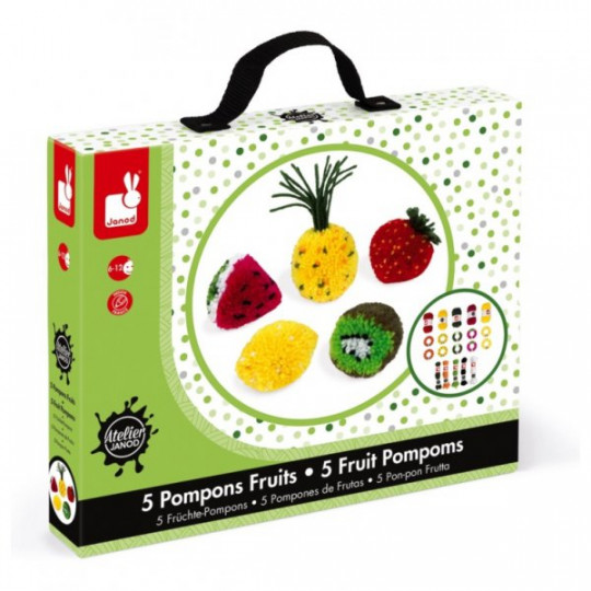 Gyümölcs pompom készítő 07776 Janod