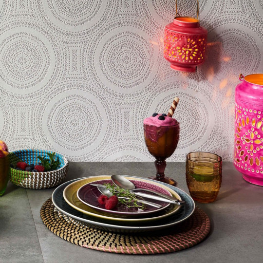 SUMATRA tányér 21cm lila