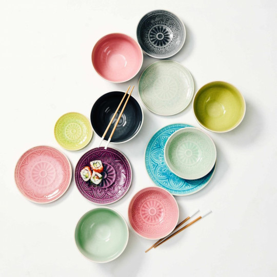 SUMATRA tányér 21cm lila