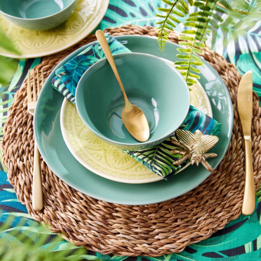 SUMATRA tányér 21cm lime