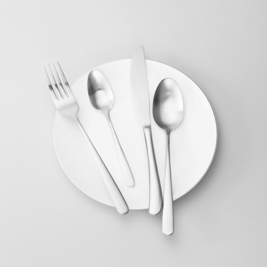 KINGS evőeszköz szett ezüst matt