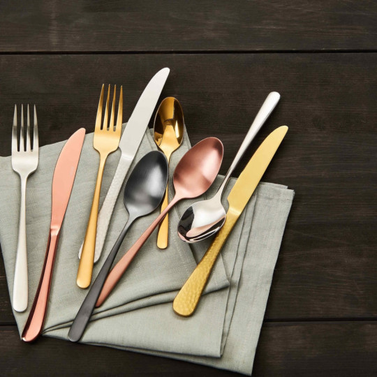 KINGS evőeszköz szett réz matt