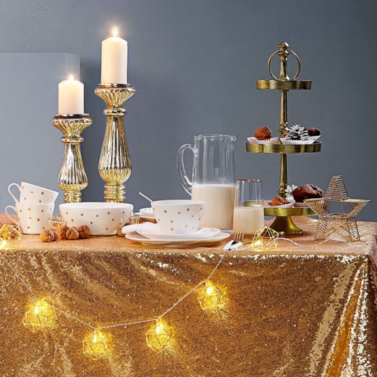 TOUCH OF GOLD üvegpohár arany szegéllyel 480ml