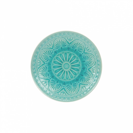 SUMATRA tányér 14cm türkiz