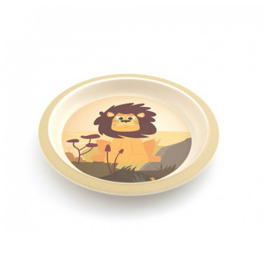 Yuunaa bambusz gyerek étkészlet - oroszlán