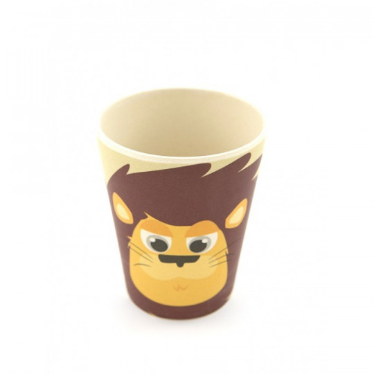 Yuunaa bambusz gyerek étkészlet - oroszlán