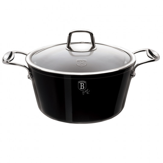 Berlinger Haus Lábas fedõvel , 24 cm, Black Royal Collection