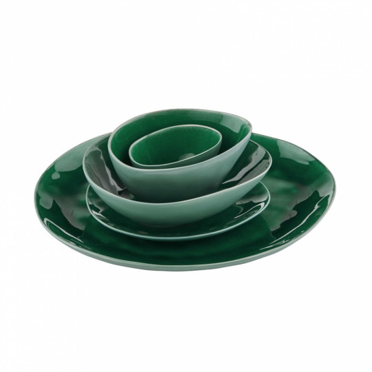 DE LA ROYA tál 120ml sötét zöld