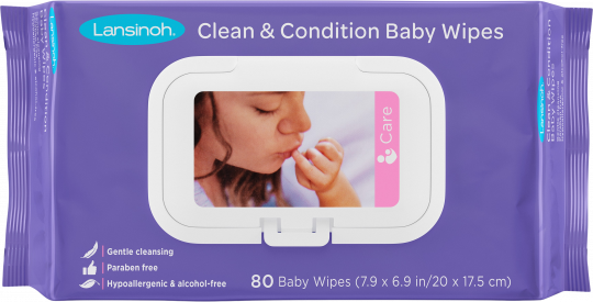 Lansinoh baba kondícionáló törlőkendő 80 db
