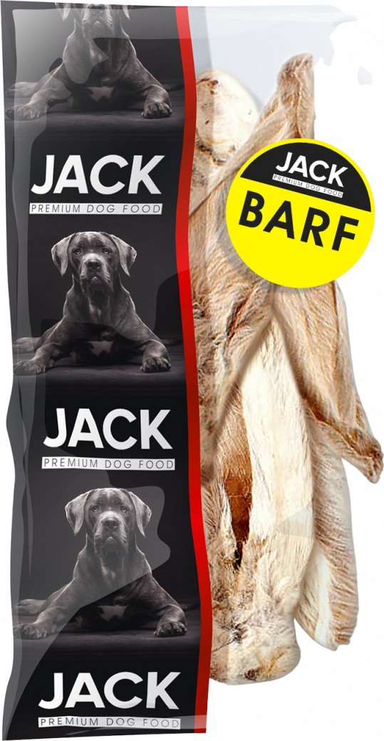 Jack szőrös nyúlfül 4db BARF