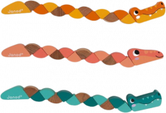 Janod 04018 Csuklós kígyó és krokodil