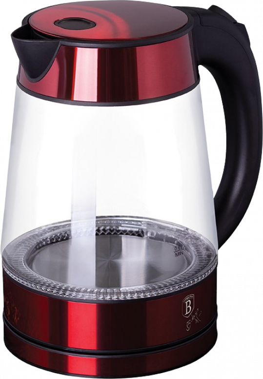 Berlinger Haus Elektromos üveg vízforraló, burgundi