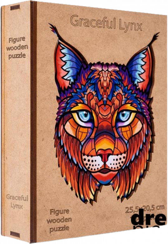 Fenséges hiúz fa puzzle