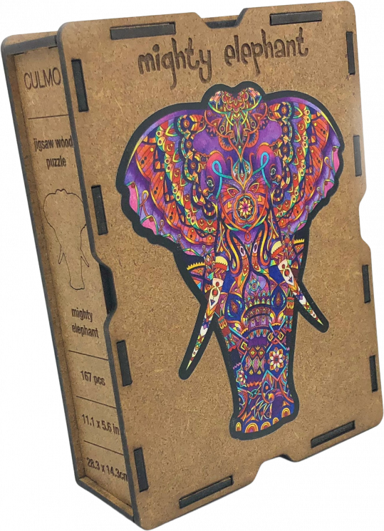 Hatalmas elefánt fa puzzle - M méret