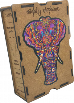 Hatalmas elefánt fa puzzle - M méret