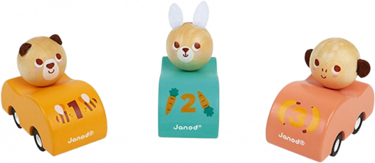 Janod 04028 Hátrahúzós autó