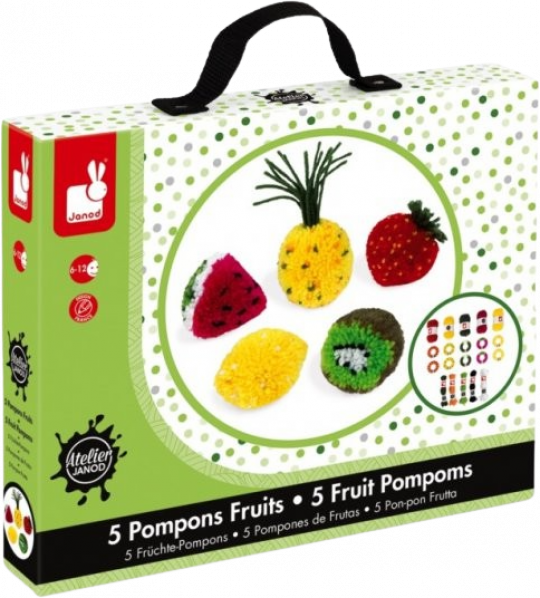 Gyümölcs pompom készítő 07776 Janod