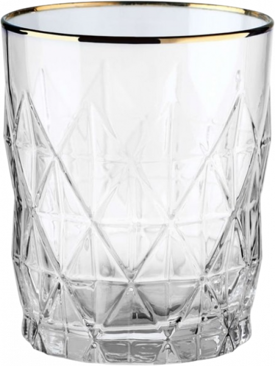 ATLANTIS pohár arany szegéllyel 345ml