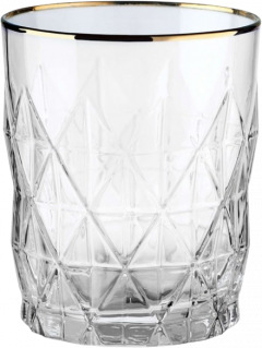 ATLANTIS pohár arany szegéllyel 345ml