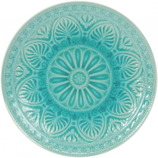 SUMATRA tányér 14cm türkiz