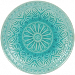 SUMATRA tányér 14cm türkiz