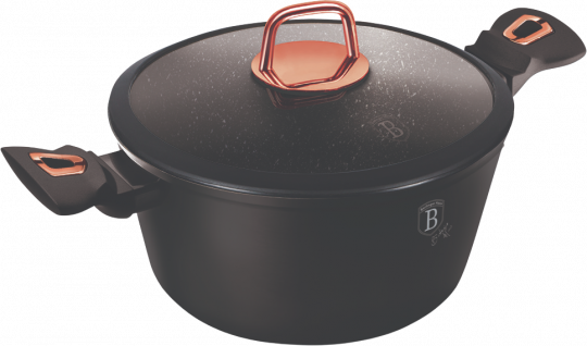 Berlinger Haus Lábas fedővel, 24 cm, Black Rose Collection