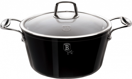 Berlinger Haus Lábas fedõvel , 24 cm, Black Royal Collection