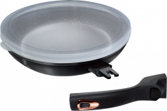Berlinger Haus Serpenyő levehető nyéllel, 24 cm, Black Rose Collection