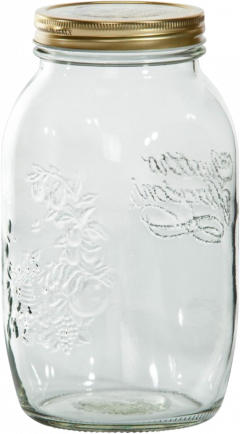 QUATTRO STAGIONI befőttes üveg 1.5l