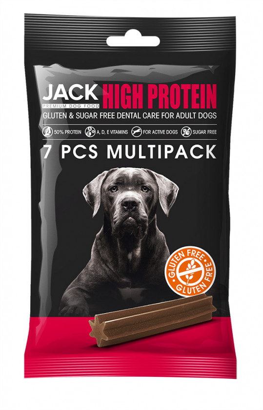 Jack high protein fogtisztító 7x22g