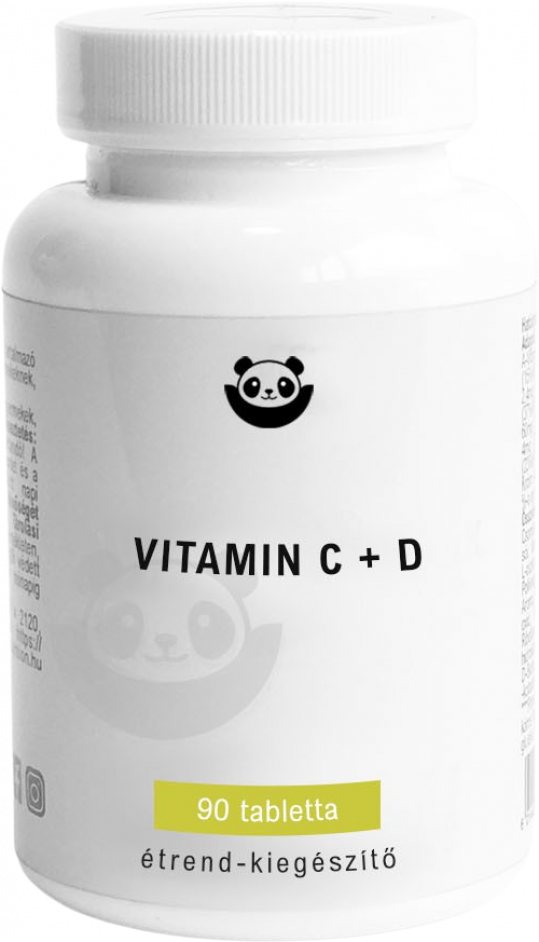 Panda Nutrition - Vitamin C + D (90 tabletta)
