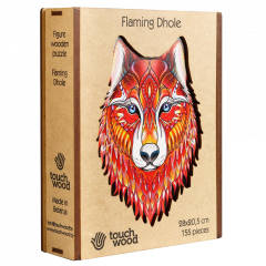 Vörös Vadkutya fa puzzle