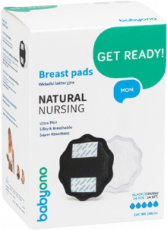 BabyOno melltartóbetét Natural Nursing eldobható 24db 298/01 fehér